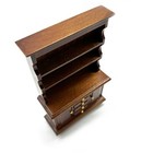 Dollhouse Miniature Bookcase Bookshelf Cabinet Furniture 1 12 Scale Model