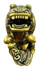 Feng Shui Auspicious Dragon Carp Figure Chinese Mythical Creature Bronze Fish