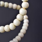 Prosser White Trade Beads 11mm