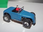 Aurora Model Motoring Afx Blue Hot Rod Roadster Slot Car Racetrack Racing