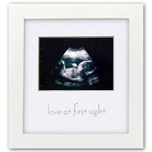  Sonogram Photo Display   White Ultrasound Frame   Pregnancy Gift For First 