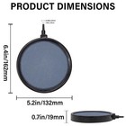 Air Stone 5 Inch Disc Diffuser Fish Tank Aquarium Pond Hydroponic Aerator Bubble