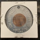 1960 Galaxy Paint   Supply Co  Lucky Penny  Unc 1960-d Lincoln Cent Encased
