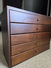 Knife Display Case 32  Wood Walnut Edc Pocket Knives Watch Organizer Storage Box