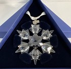 Swarovski   Annual Edition   Christmas Ornament 2010 Snowflake Crystal With Box