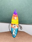 6  California Beach- Wood Surfboard Ocean Dolphin   Sunset Design   String