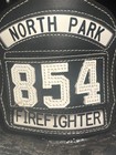 Vintage Cairns   Brother Leather Fire Helmet North Park Il  chicago Suburb  60s 