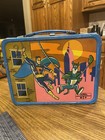 Hanna-barbera Dynomutt Blue Falcon 1976 Metal Lunchbox With Thermos