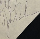 Led Zeppelin Vintage Signed Cut Page John Bonham Jimmy Page Robert Plant Jones