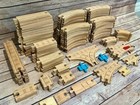 113 Piece Wooden Train Track Mix Lot Railway Set Thomas   Friends