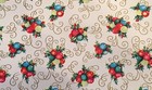 Vtg Christmas Store Wrapping Paper Gift Wrap Ornament Holly 2 Yards 18  Wide