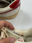 Vintage 1986 Nike Leather Tennis Shoes Mens Size 10 Us White Red Made Thailand