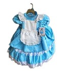 Disney Alice In Wonderland Costume Size S 3t-4t New With Hoop 