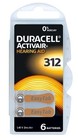 New Fresh Duracell Hearing Aid Batteries Size 312 Exp-2029