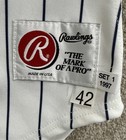 Vintage 90s Rawlings Mlb Anaheim Angels Game Jersey  97 Bakestan Size 42 Usa