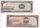 Nicaragua Set 2 Unc 500 1000 Cordobas 1972 P 127 P 128