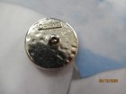 Lot Of Seven 20 Mm Designer Cc Button  White    Silver Tone Chanel 7 Buttons