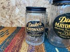 Vintage Duke s Mayonnaise Jar Lid Label C f  Sauer Co Richmond Va Lot Of 2 Read