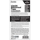 Star Brite Liquid Electrical Tape - Superior Adhesion And 4 Oz Can  Black
