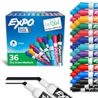 Expo Low Odor Dry Erase Markers  Assorted Colors  Chisel Tip   36 Count  New