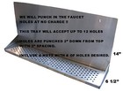 Draft Beer Tower Wall Mt Drip Tray 36   L W  S s  Grill - Drain   Dtwm36ss 