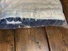 Pottery Barn Teen Juponnage Pom Pom Bedskirt Twin Navy 18  Drop Nwt New