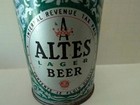 Vintage Altes Lager Beer 12oz Cone-top Beer Can Empty Altes Brewing  Detroit  Mi