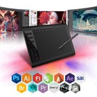 Graphics Drawing Tablet Board Pad 8192 Level Pressure 60   Tilt Pc Artist Pad pen