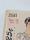 Simplicity 2681 Nightgown Dress Sewing Pattern Ladies 16 Vtg 40 s Uc Gown Long
