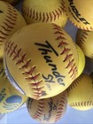 Lot Of 28 Softballs Dudley Thunder Sx Training Cage Practice Ships Same Day Fast