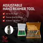 Adjustable Hand Reamer  18 Pcs Set  Hv To H14 Sizes 1 4   To 1-1 2  Usa Actools