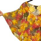 Susan Lawrence Chiffon Layered Blouse Size Medium Multi Colored Floral Print  St