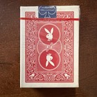 1 Deck 1970 s Red Bicycle Rider Back Playboy Bunny Playing Cards Sealed New