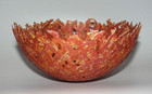 Louise Rauh Coral Etched Aluminum Metal Art Bowl 8 