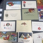 Lot Of 28 Vintage Art Deco Christmas Post Cards  1