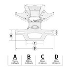 Led Turn Signal Fender Eliminators License Plate Holder For Aprilia Rs660 Tuono