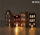Home Reflections Nostalgic Wooden Foldable Village 