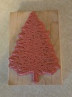 Stampabilities Rubber Stamp Pine Tree Christmas Winter Woodland