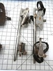 Vintage Us Hockey Adjustable Clamp-on Ice Skates Lot Of 2 Pairs