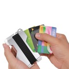 Tactical Minimalist Men Wallet  Cash Strap Metal Card Holder Slim Wallet For Men