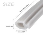 6 5mm X 5meter Bulb Type Window Weatherstrip Silicone T-slot Mount Seal Strip