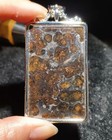 Sericho Pallasite Meteorite Pendant Olive Iron Meteorite - From Kenya Necklace