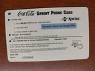3a6-6 New Uncirculated  1996 Coca-cola Sprint Phone Card  2  10