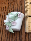 Thimble Floral Bisque Rabbit Pink Flowers