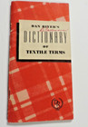 3 Booklets pamphlets Lot Dan River s Fabric textile Dictionary   Terms Sewing
