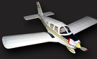 Guillow s 307 Piper Cherokee 20  Lazer Cut Model Kit Made In Usa Free Shipping