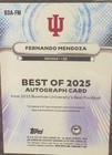 Fernando Mendoza Bowman s Best Autographs  2025  1 Out Of A 100 Chance 