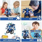 Robot Toys For Kids Building Set  520 Pcs App   Remote Control Robotics Kit 