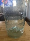 Vintage Cornflower Blue -atlas- Strong Shoulder H gallon Jar With Ball Lid