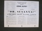 Gene Autry - Rebublic Studios Still Manual - Oh Susanna